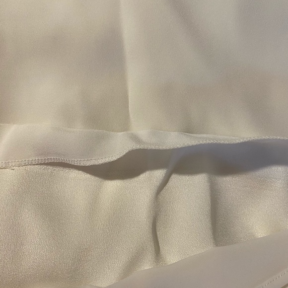 Theory White Faux Wrap Draped Dress - Picture 4 of 8